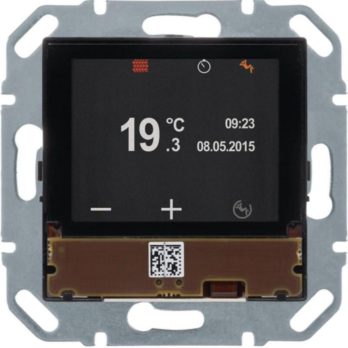 Termostaatti KNX Hager S.1 - TERMOSTAATTI KNX S.1 +7/+40 PAIN+ANT.TUL T UJ