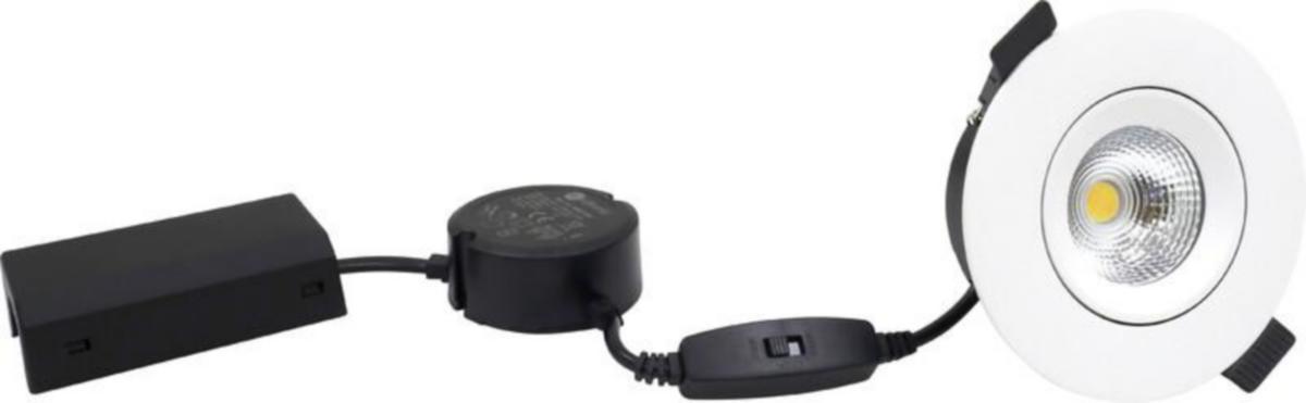 Alasvalo Nordtronic Velia 6-pack - ALASVALO NORDTRONIC IP44 CCT 27/3/4K 40° 7W WH ECO