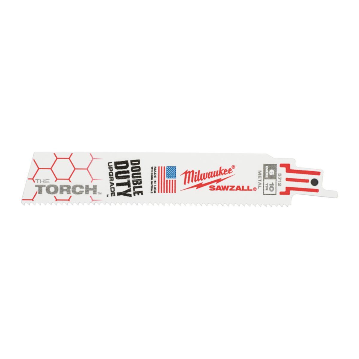 Puukkosahanterä Milwaukee Heavy Duty Torch™ -metalli - PUUKKOSAHANT. TORCH 150X10T 5P MILWAUKEE 48475712
