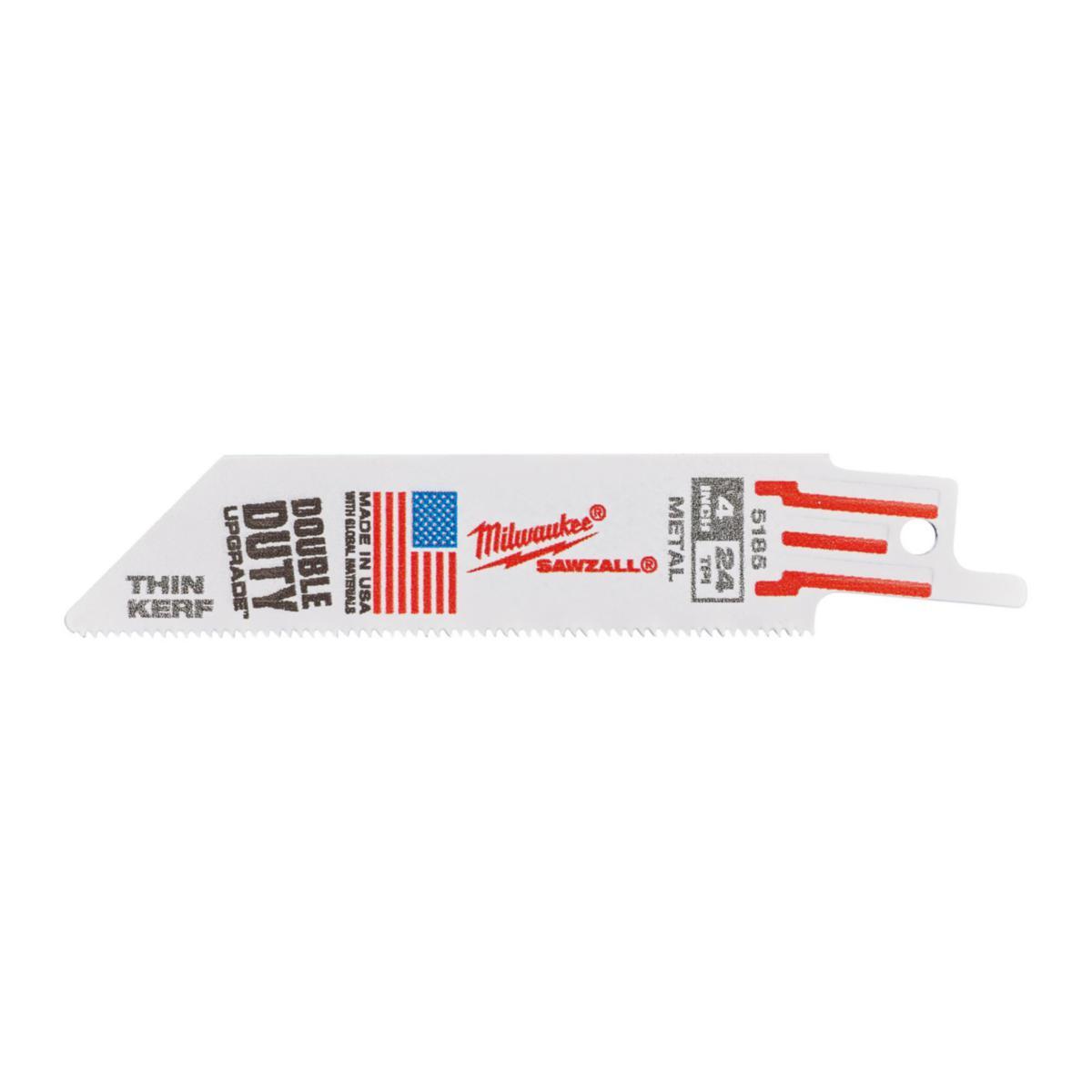 Puukkosahanterä Milwaukee Thin Kerf, metalli - PUUKKOSAHANTERÄ MET.100X25T 5P MILWAUKEE 48475185