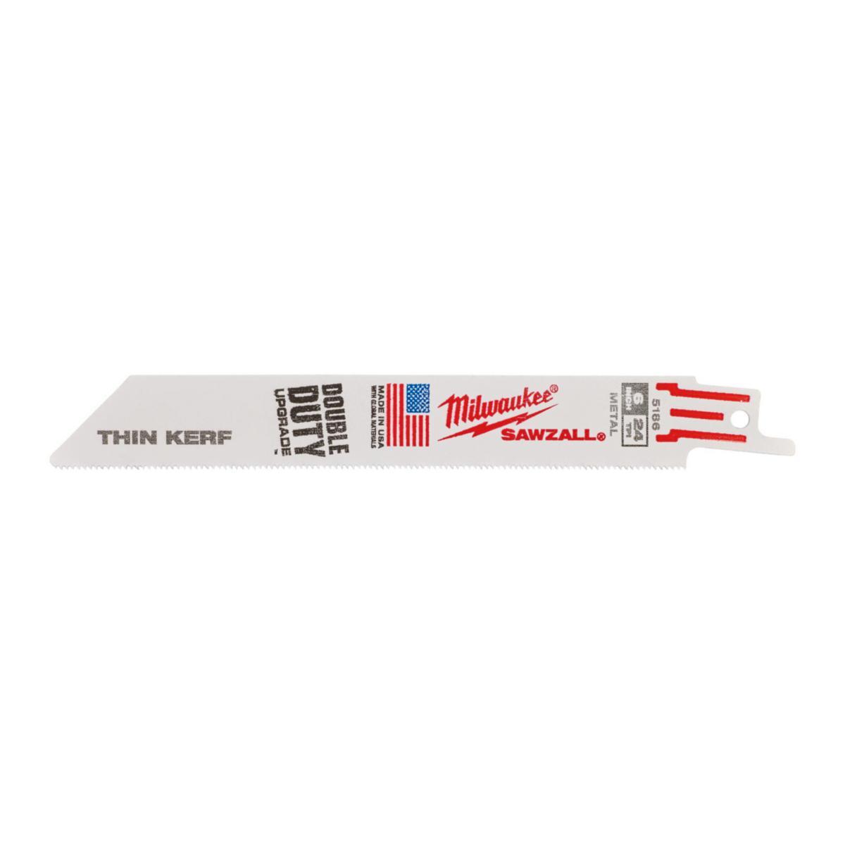 Puukkosahanterä Milwaukee Thin Kerf, metalli - PUUKKOSAHANTERÄ MET.150X25T 5P MILWAUKEE 48475186