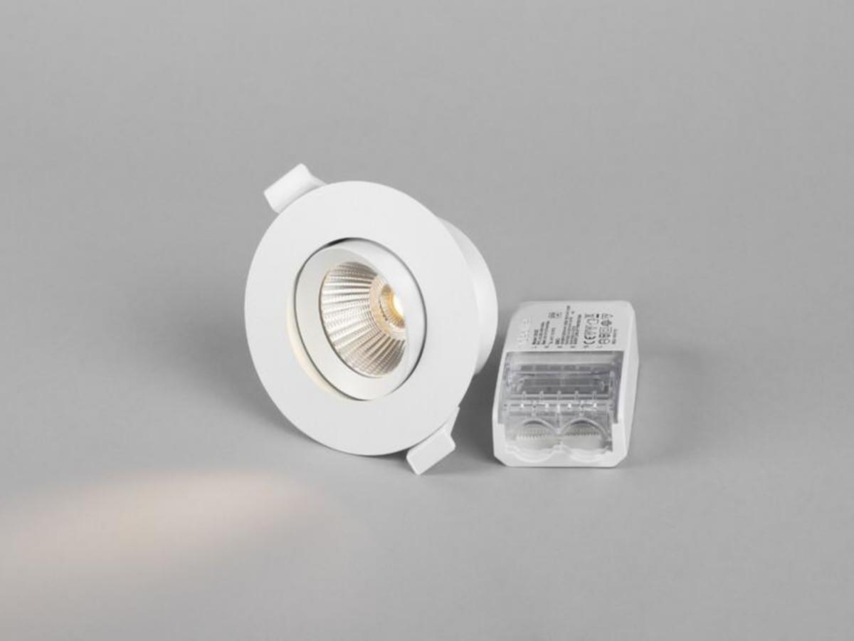 Alasvalo Hide-a-lite Optic G2 Quick - ALASVALO OPTIC G2 IP44 470LM 6W 927 DIM WH TILT