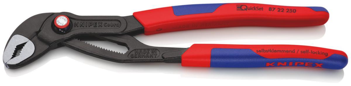Vesipumppupihdit Knipex Cobra® QuickSet 8722 - KNIPEX COBRA® QUICKSET KNIPEX PIKASÄÄDÖLLÄ JA 2-KOMP