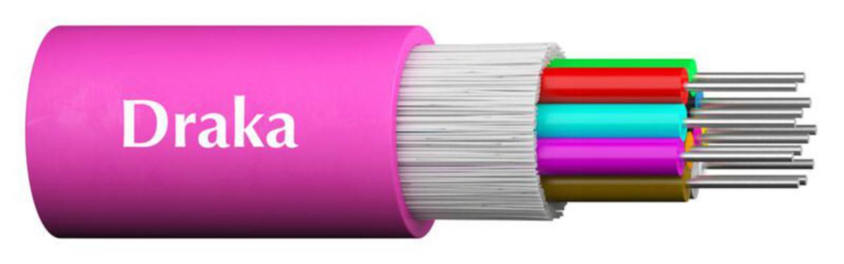 Valokuitukaapeli Draka FTMSU OM4 sisä/ulko DCA - VALOKUITUKAAP SISÄ/ULKO AFUMEX FTMSU 24XOM4 BB D-S2D2A1