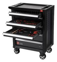 Työkaluvaunu PELA työkaluilla 143osaa tuumakoot