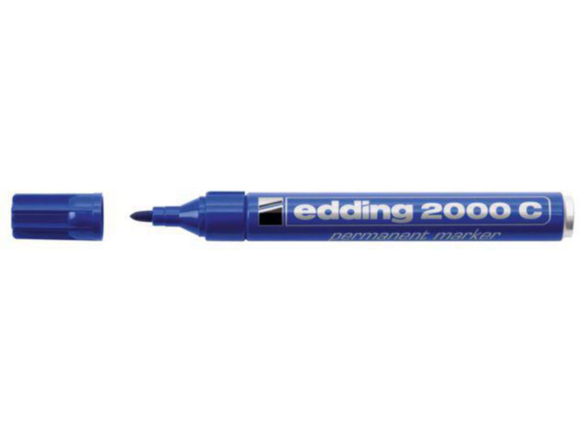 Huopakynä Edding 2000C - HUOPAKYNÄ 2MM SININEN EDDING 2000C PERMANENT MARKER