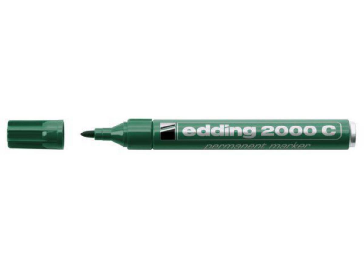 Huopakynä Edding 2000C - HUOPAKYNÄ 2MM VIHREÄ EDDING 2000C PERMANENT MARKER