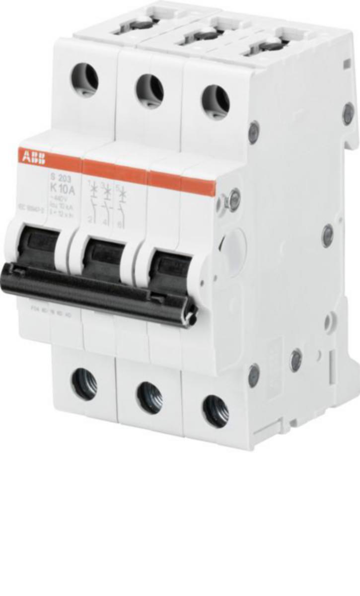 Johdonsuojakatkaisijat K-käyrä 3-nap - JOHDONSUOJAKATKAISIJA S200 S203-K10 3-NAP K10A