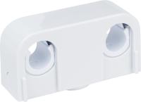 Muovinen putkipuristin 10–16 mm, kaksinkertainen napsautus c/c 40 mm sis. tiivistelevyn