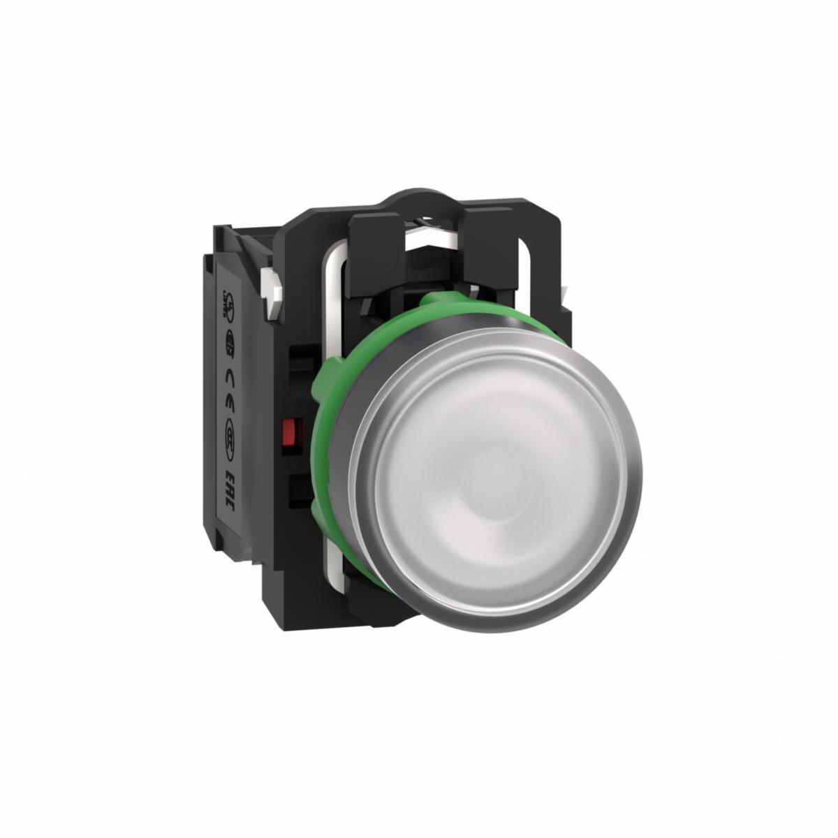 Valopainike Schneider Electric Harmony XB5 - TASOVALOPAINIKE HARMONY XB5AW31M5 LED 230V VALKOINEN