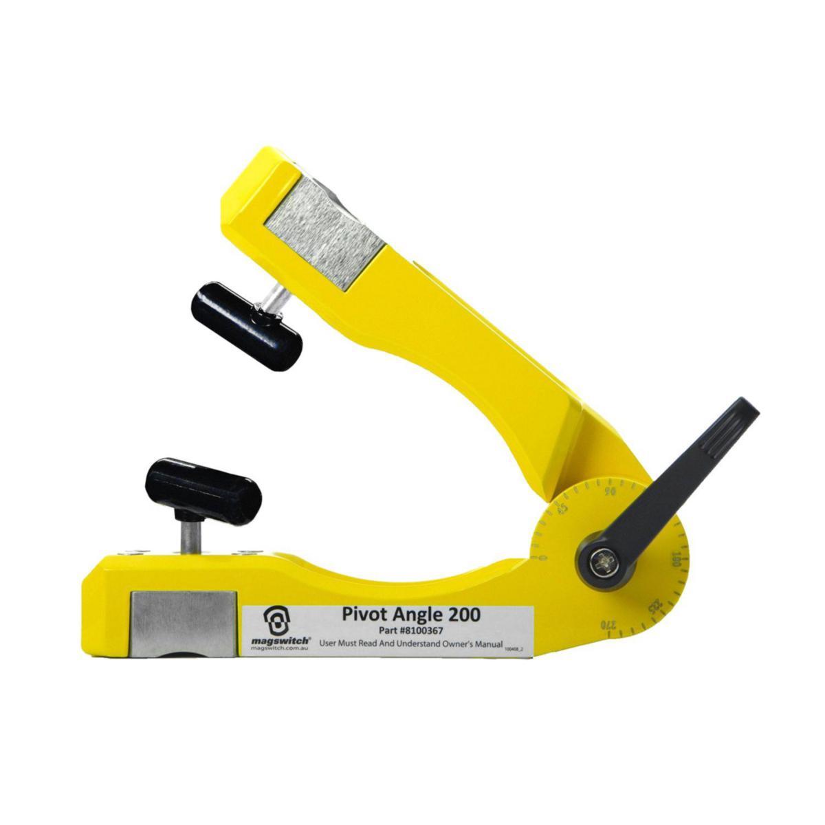 Magneettipidin Magswitch kulma 200 - MAGSWITCH PIVOT ANGLE (28°-270°) 98KG LENGTH 230,0MM