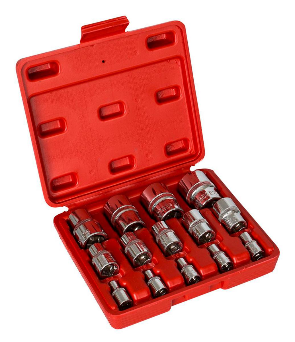Hylsysarja PELA torx 14osaa - HYLSYSARJA ULKOPUOLINEN TORX PELA 494329 14KPL E4-E24