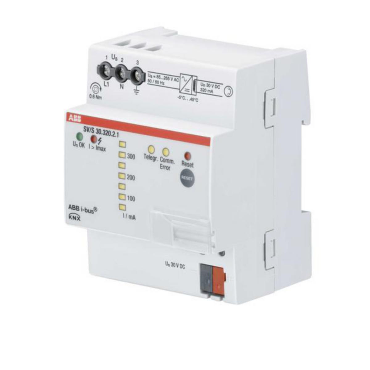 Teholähde KNX ABB kuristimella - TEHOLÄHDE KNX ABB 320 MA KURISTIMELLA