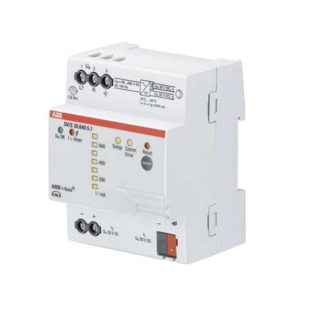 Teholähde KNX ABB kuristimella - TEHOLÄHDE KNX ABB 640 MA KURISTIMELLA