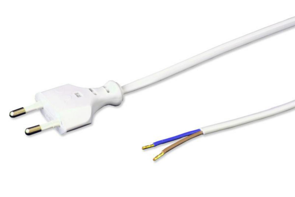 Liitosjohto Axjo Kabel PVC H03VVH2-F - LIITOSJOHTO AXJO KABEL MSO H03VVH2-F 2X0.75 EUR VA 3m