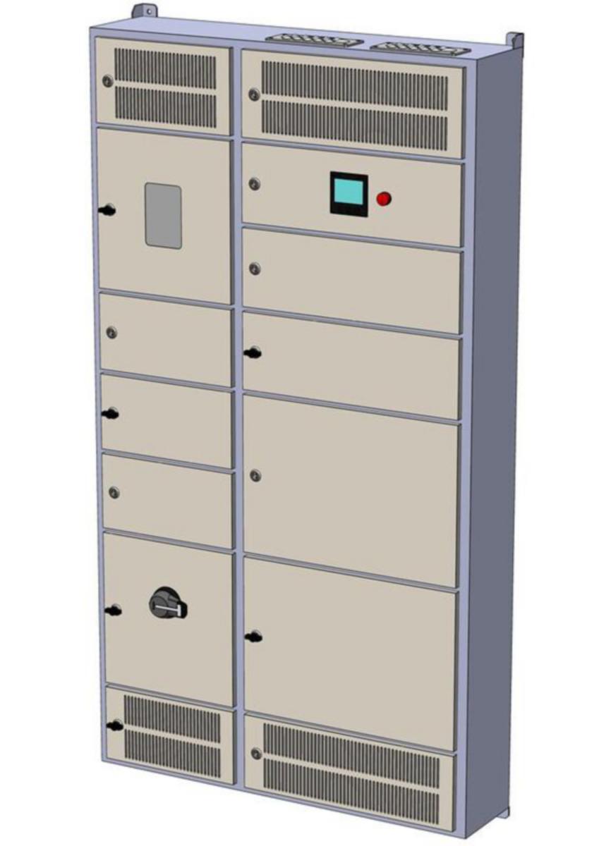 Latausasemakeskus UTU Ahma LKM, lähdöt 16A - LATAUSASEMAKESKUS AHMA LKM12116X (80A/100A/125A)