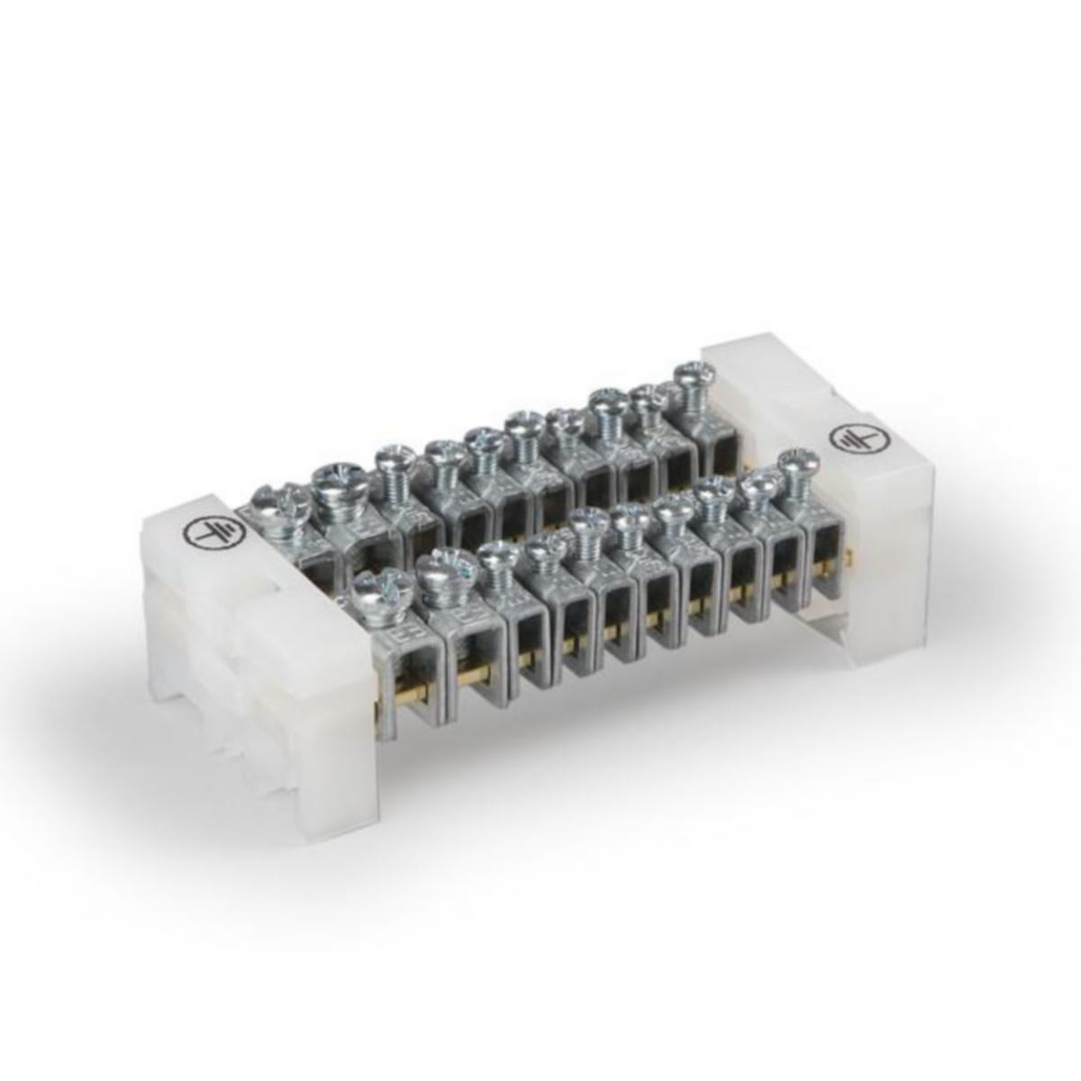 N- ja PE-kiskot Ensto IS - N/PE- KISKO ENSTO IS KNA4.106P CU 2x1x16mm2+5x6mm2