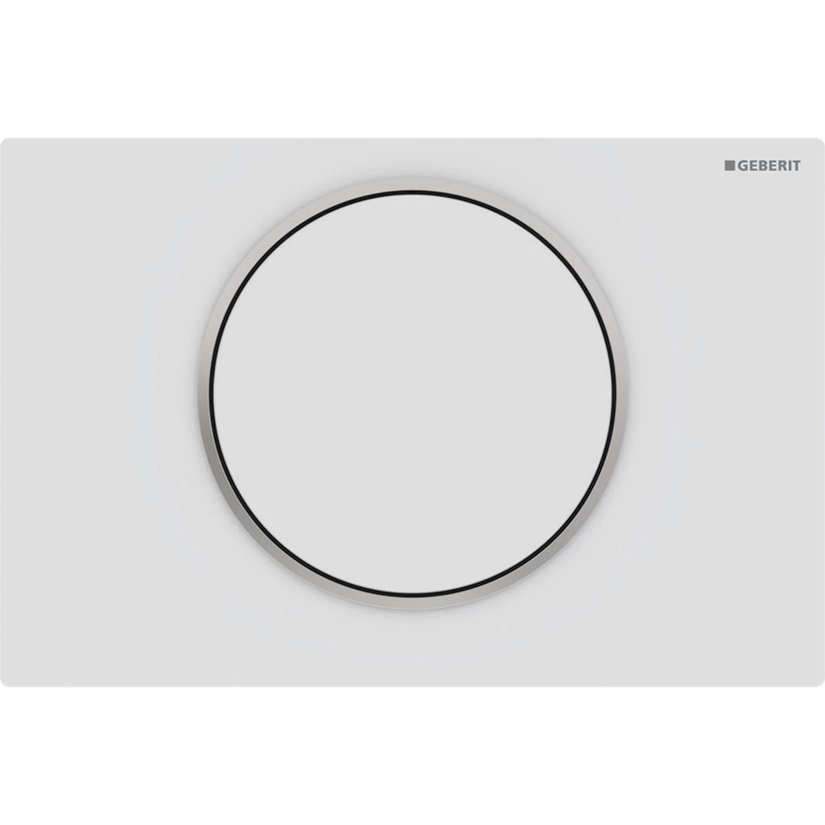 Huuhtelupainike Geberit Sigma 10 Round - HUUHTELUPAINIKE SIGMA10 1-H ROUND MATTAVA/KROMI