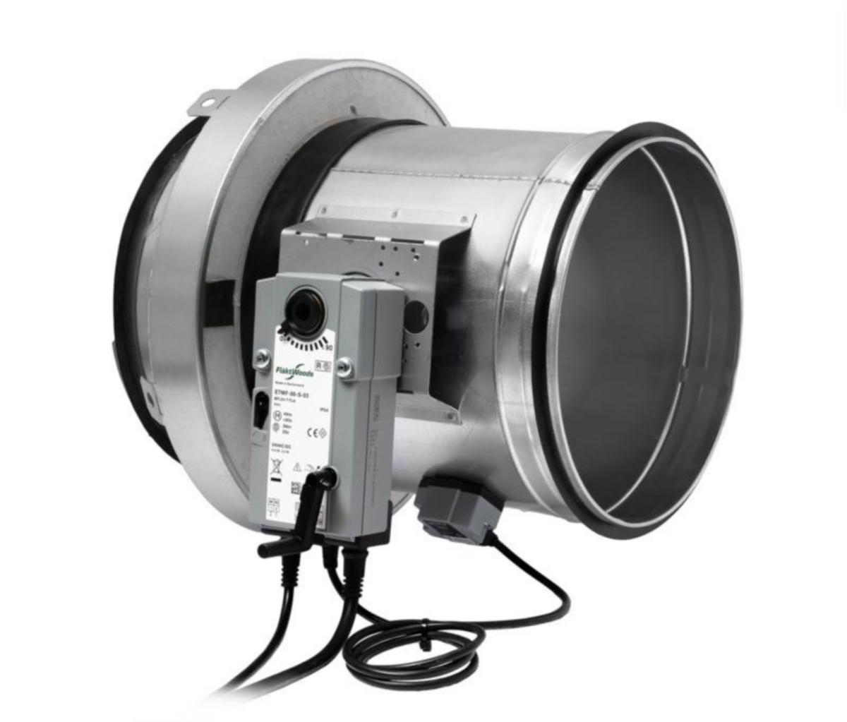 Palopelti Fläkt ETPR EI 230-T lämpöanturilla - PALOPELTI ETPR-100-05-3 EI 230-T LÄMPÖAN