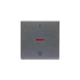 Vipu ABB Impressivo  punaisella linssillä ja 1/0 merkinnällä