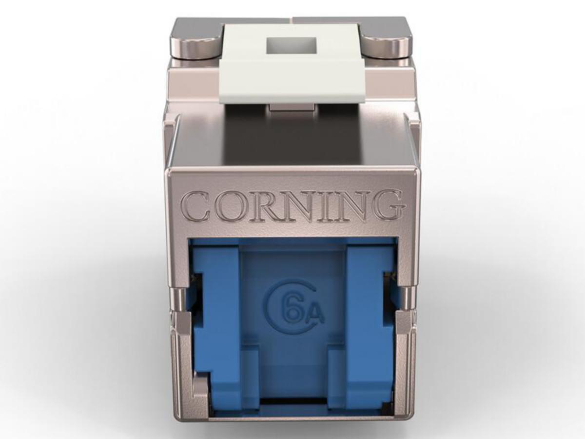 Liitin-CAT6a Corning Everon - LIITIN-CAT6A EVERON RJ45 FTP N KEYSTONE TYÖKALUTON