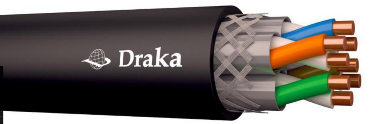 Tietoverkkokaapeli Draka Cat7 Supercat Afumex - TIETOVERKKOKAAPELI-CAT7 AFUMEX SUPERCAT 7 S/FTP 4P CAT.7 ECA