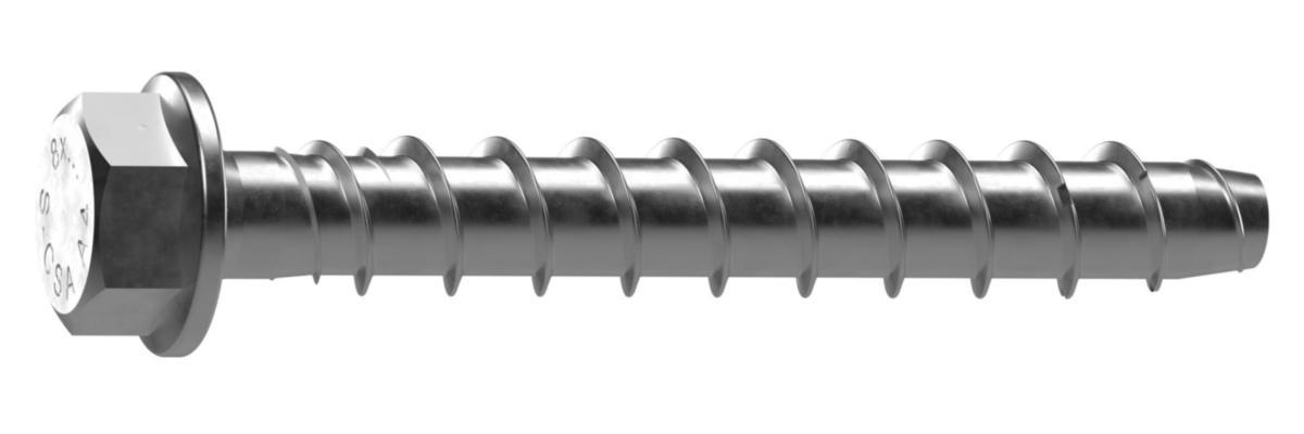 Betoniruuvi Sormat S-CSA HEX AV13 HST A4 - BETONIRUUVI KUUSIO/LAIPPA HST SORMAT S-CSA HEX A4 8X70 AV13