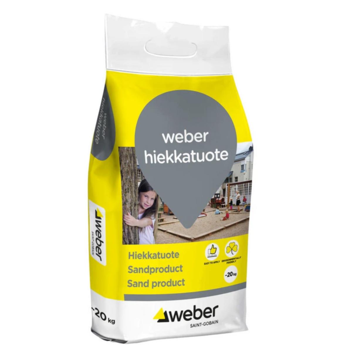 Puhallushiekka weber 0,5-1,2 mm - PUHALLUSHIEKKA 0,5-1,2MM 20KG WEBER