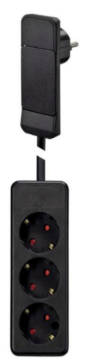 Jatkojohto Bachmann Flat - JATKOJOHTO FLAT BACHMANN 3-OS 1.6m OHUT SCHUKO MU IP20