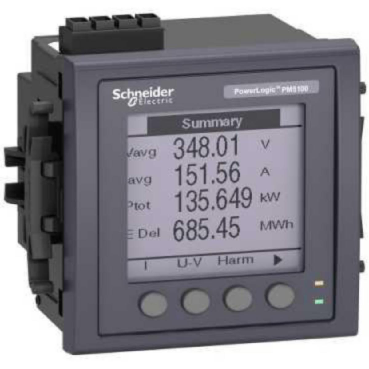 Energiamittari paneeli Schneider Electric Powerlogic - ENERGIAMITTARI PAN. POWERLOGIC PM5111 3V X/5A LK0,5S PAN