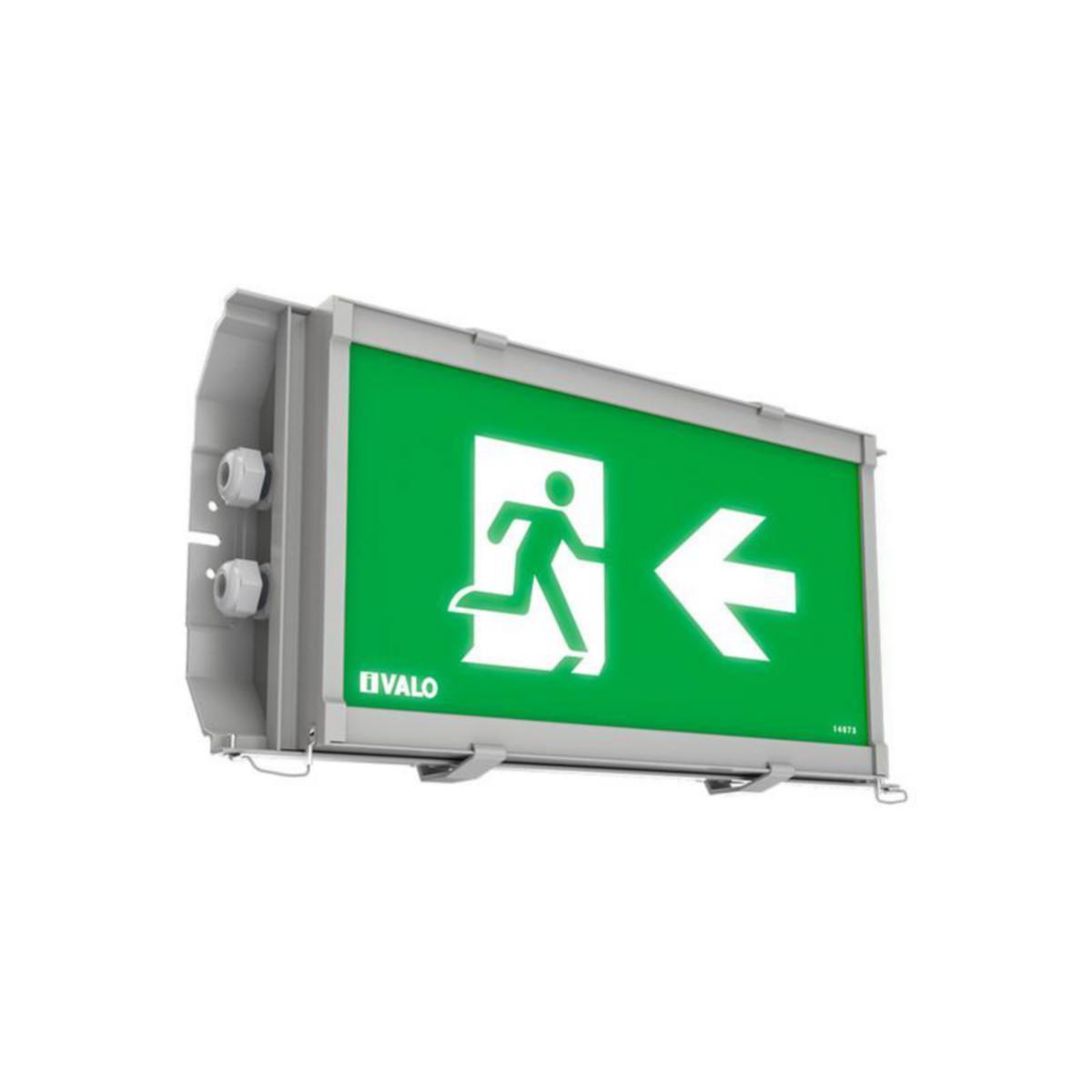 Teollisuusvalaisin suljettu I-Valo Led Exit Basic - TEOLLIS.VAL SULJ LED EXITBASIC IP65 3W 865 GL+PMMAO AKKU VAS.