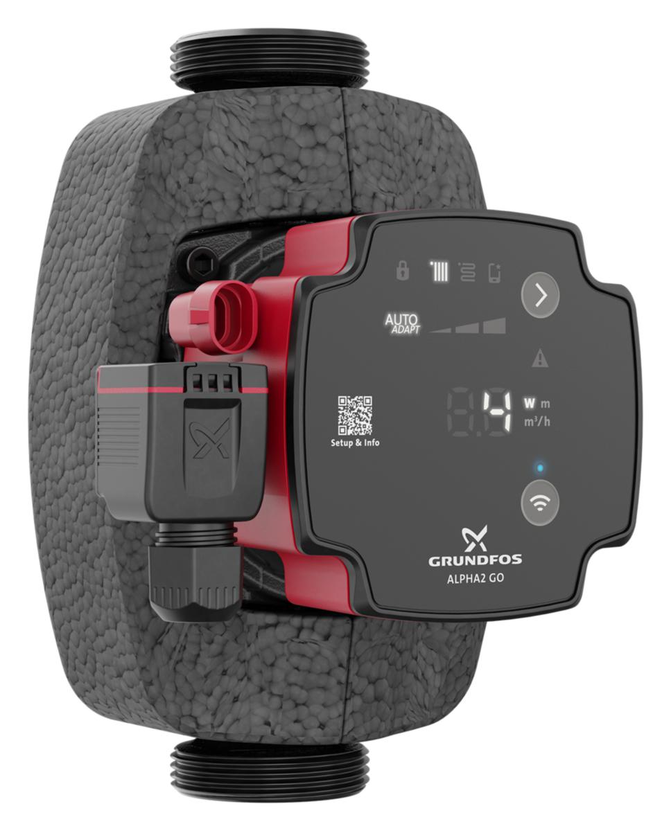 Lämpöjohtopumppu Grundfos Alpha2 GO - KIERTOVESIPUMPPU ALPHA2 GO 25-75 180 220-240V 9