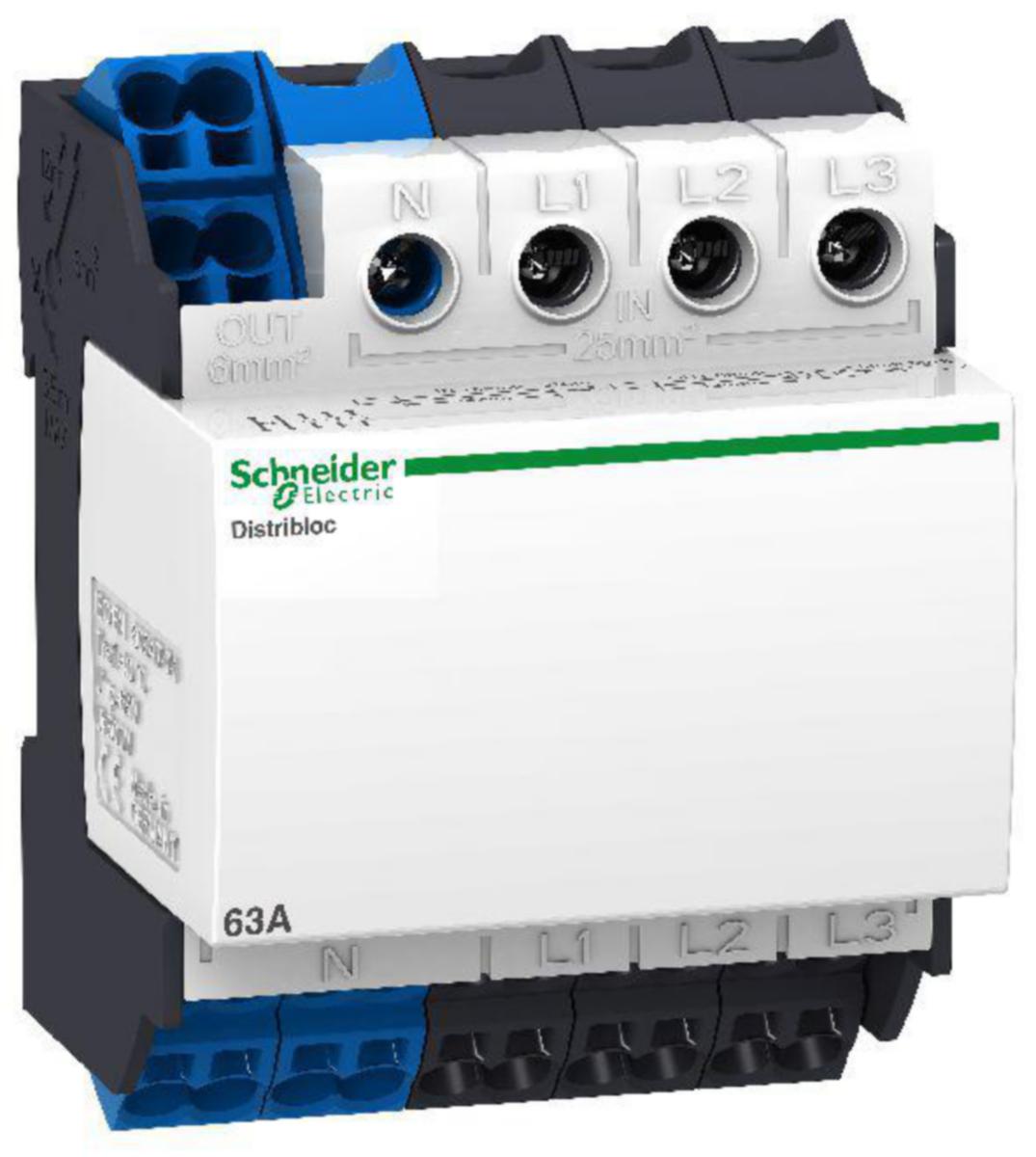 Liitäntätarvike haaroitus Schneider Electric Acti 9 - LIITÄNTÄTARVIKE ACTI9 HAAROITUSL. 63A 4P LÄHDÖT ALA
