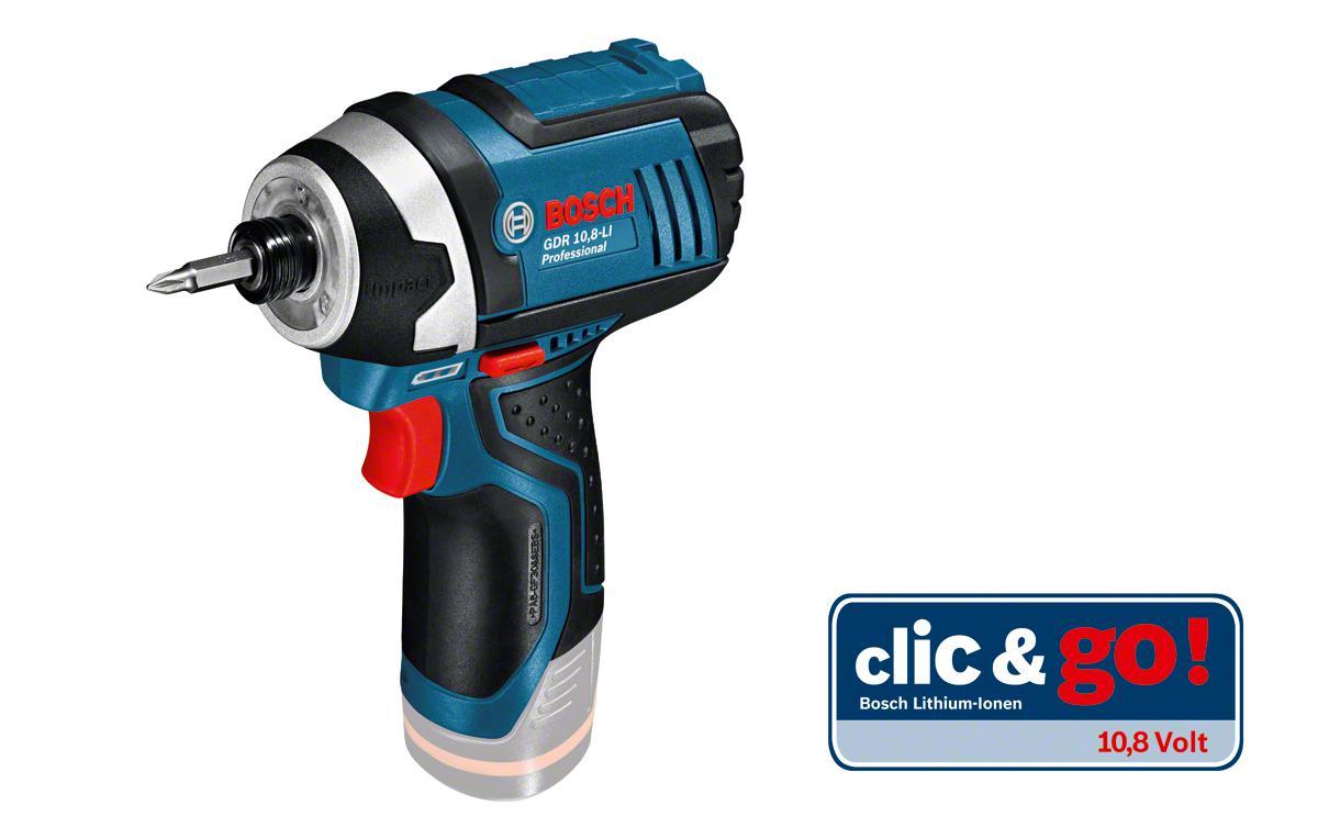 Akkuiskuruuvinväännin Bosch GDR 12V-105 - AKKUISKURUUVINVÄÄNNIN BOSCH GDR 12V-105 SOLO L-BOXX