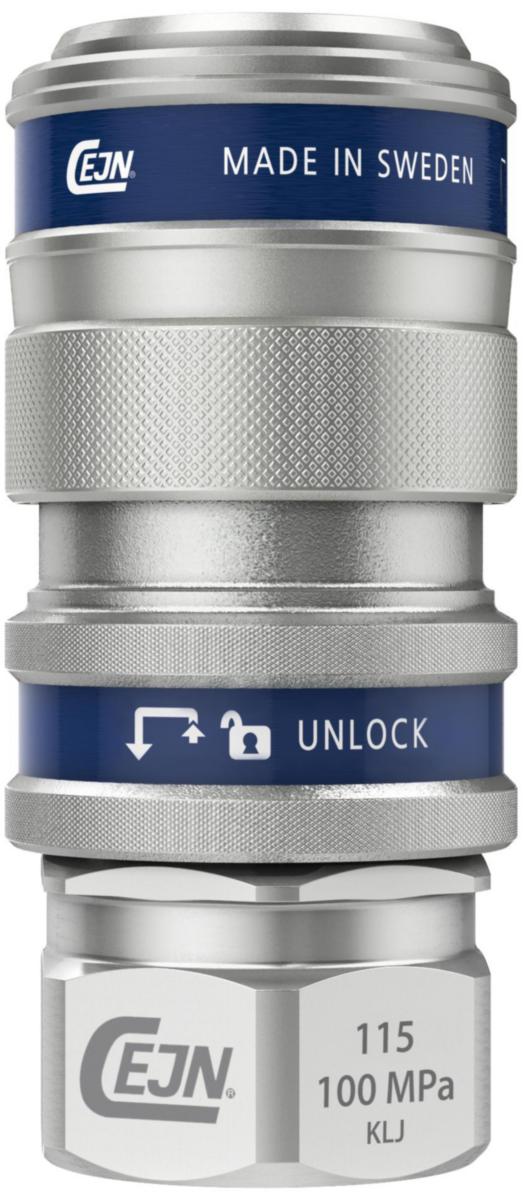 Hydrauliikkaliitin Cejn sarja 115 100Mpa - RUNKO NPT 1/4" SK 1000BAR CEJN 101151402