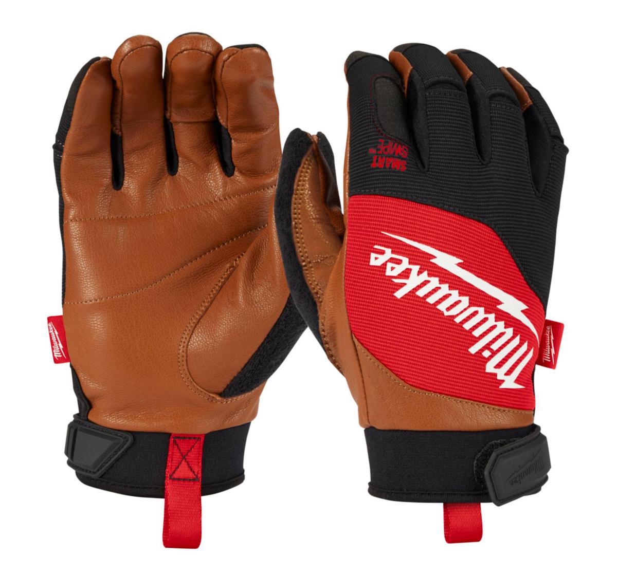 Työkäsine Milwaukee Hybrid Leather kosketusnäyttötoiminto - TYÖKÄSINE NAHKA S/7 MILWAUKEE HYBRID