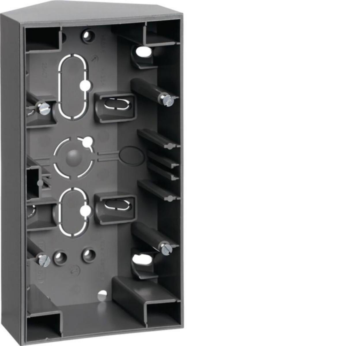 Pintakojerasia Hager S.1 - PINTAKOJERASIA S.1 2OS. KULMA-AS. IP21 ALU