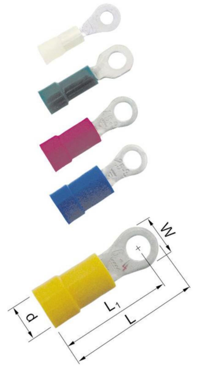 Rengaskaapelikenkä Elpress - RENGASKAAPELIKENKÄ ELPRESS A1537R 0.5-1.5 M3.5 100kpl