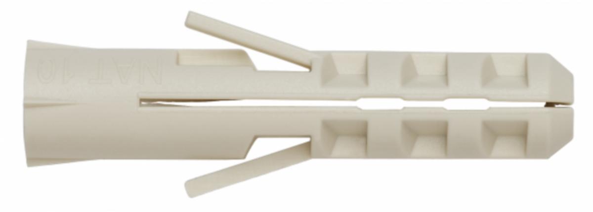 Nailontulppa Sormat NAT - NAILONTULPPA SORMAT NAT 5 5X25MM 100KPL