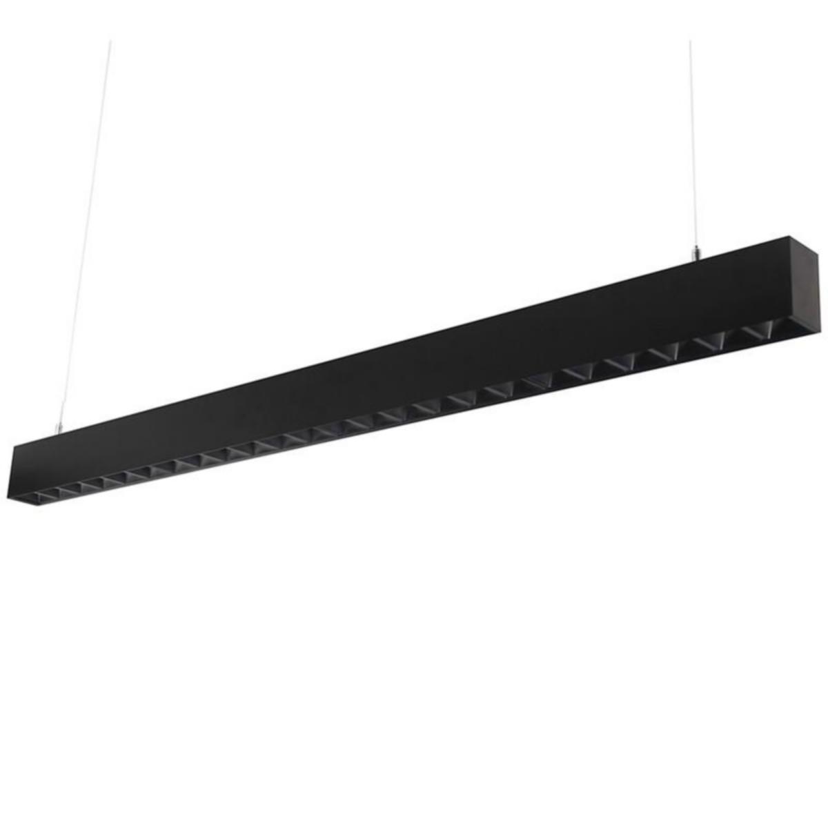 Pinta-/ripustusvalaisin Sylvania Otao Linear Musta - PINTA/RIP.VALAISIN OTAO LINEAR 1,2M 3350LM 3K/4K BL BL