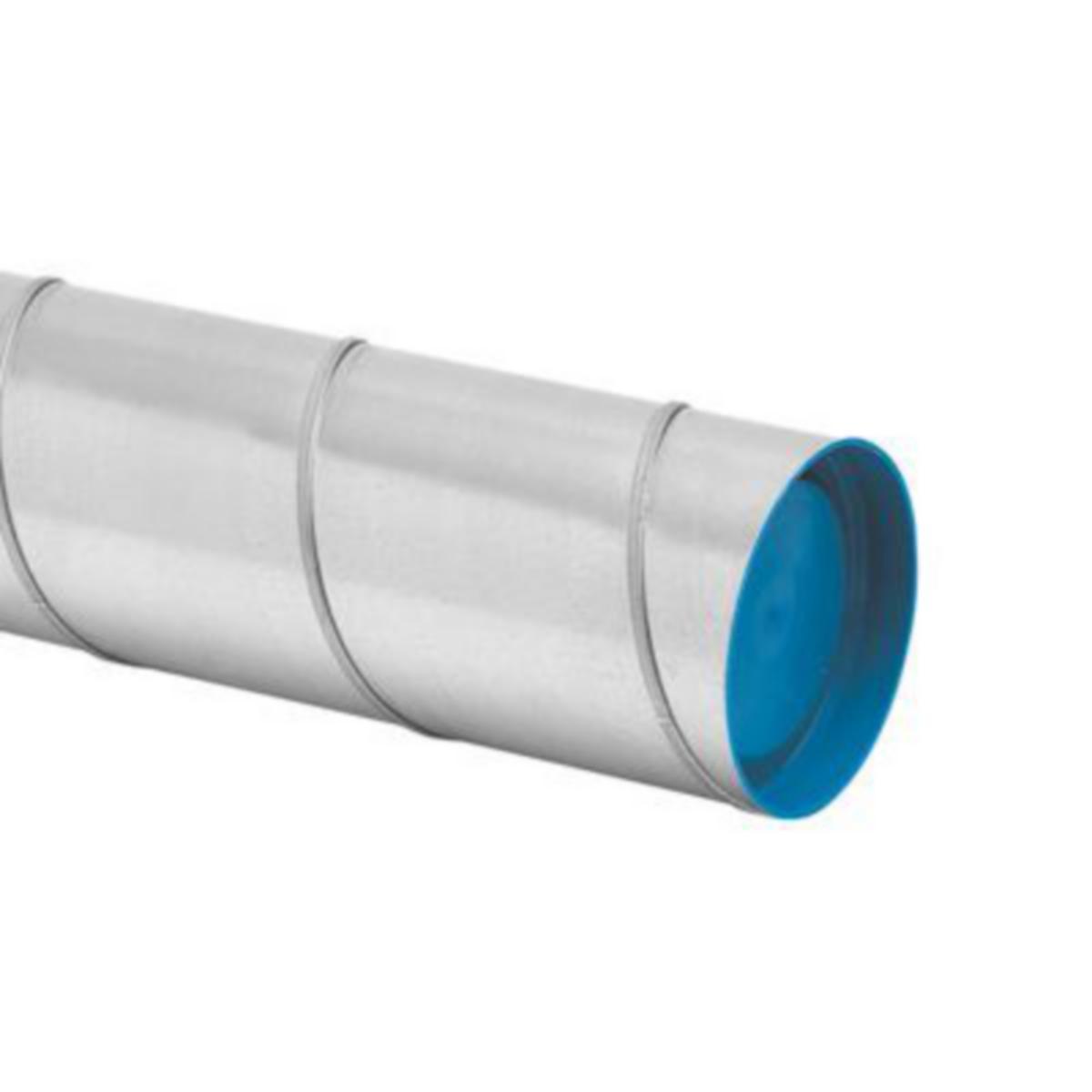 Kierresaumakanava tulpattu Lindab SRT C M1 - PYÖREÄKANAVA C M1 D1250X0.9/L=3M/Z275
