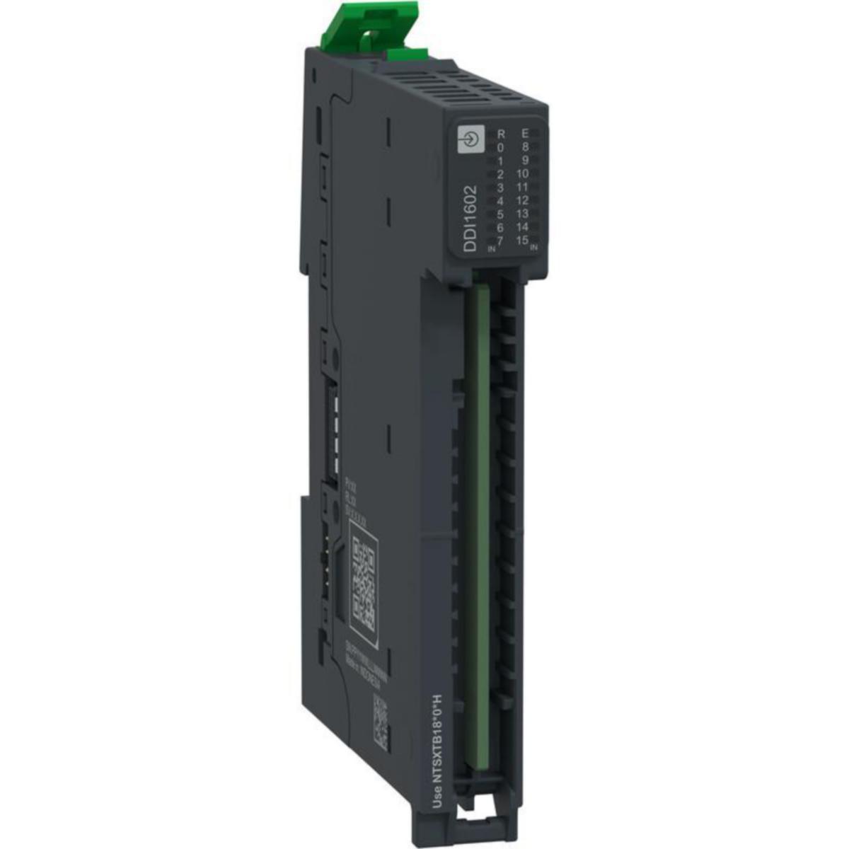 Logiikkamoduuli Schneider Electric Modicon - LOGIIKKAMODUULI MODICON DISK.TULO 16CH, 24V DC+POHJA