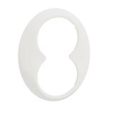 Peitelevy Schneider Electric Renova 2-osainen pistorasia