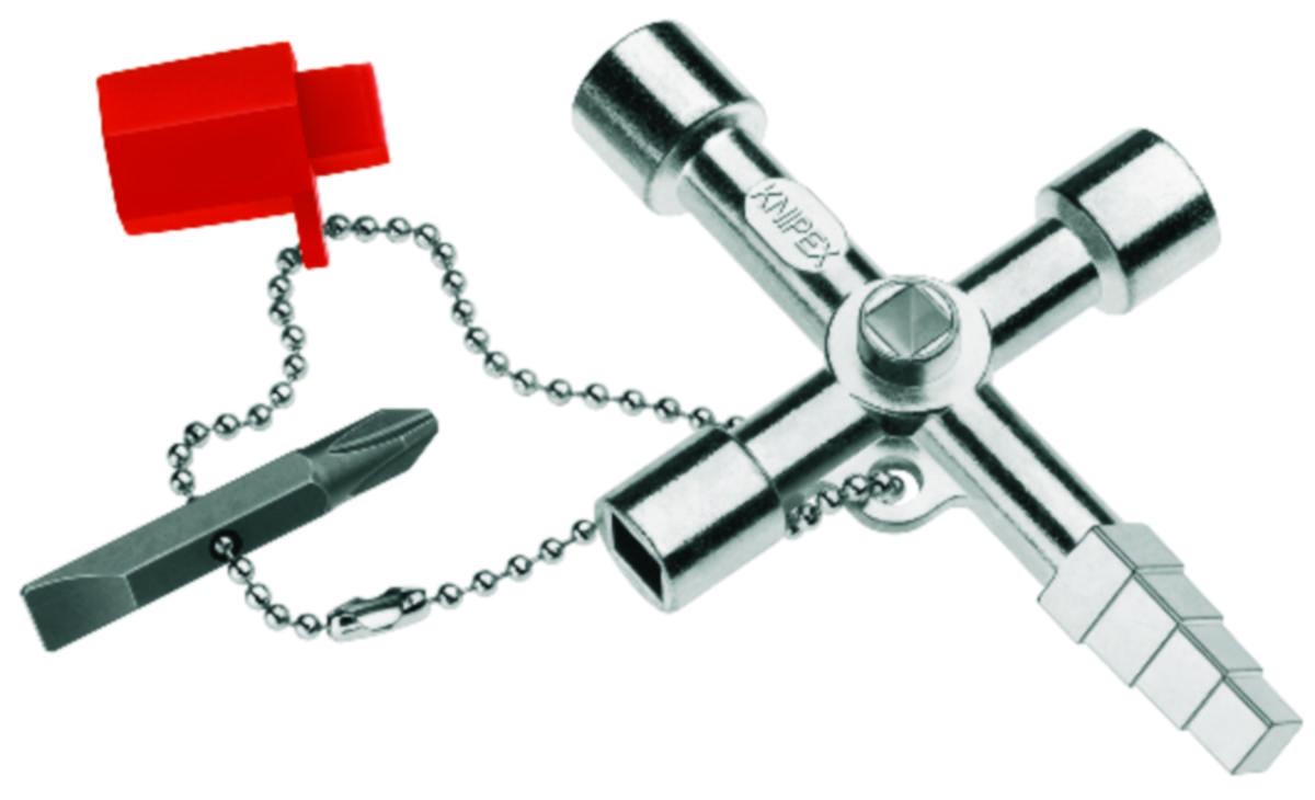 Profi-key - avain Knipex - PROFI-KEY AVIN KAAPIT JA SULUT KNIPEX 9-OSAINEN + PH2 JA LAT