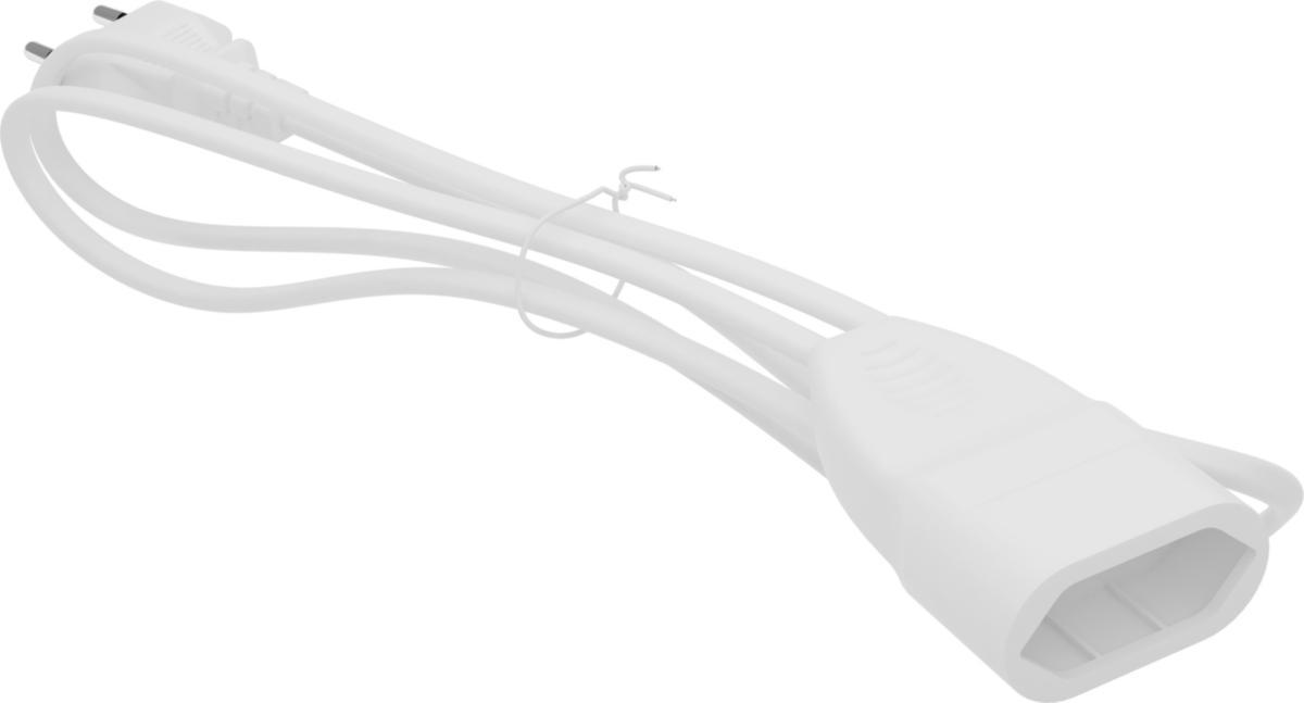 Jatkojohto, euro-versio, G1.0mm2 - JATKOJOHTO EUROPA 2M VALK H05VVH2-F 2X1.0