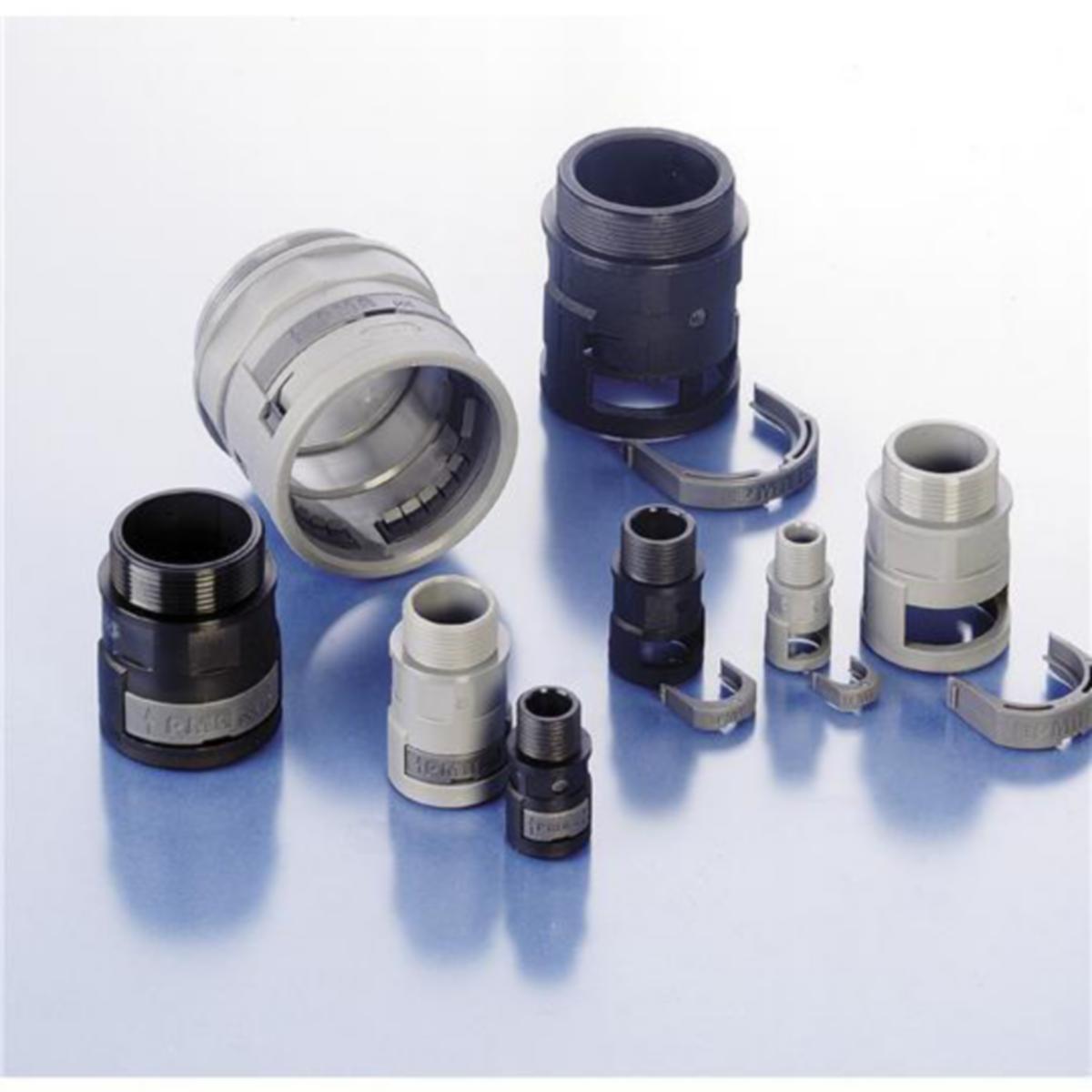 Suojaletkuliitin PMA Fix BVND - SUOJALETKULIITIN MUOVI PMA BVND-M120GT M12.NW10.IP66.MUS