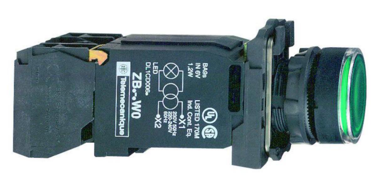 Kumisuojuspainike Schneider Electric Harmony - TASOVALOPAINIKE HARMONY XB5AW3345. VIHR.. MUUNTAJA.