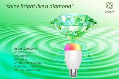 HEHKULAMPPU WOOX WIFI LED DIAMOND RGB+CCT E27