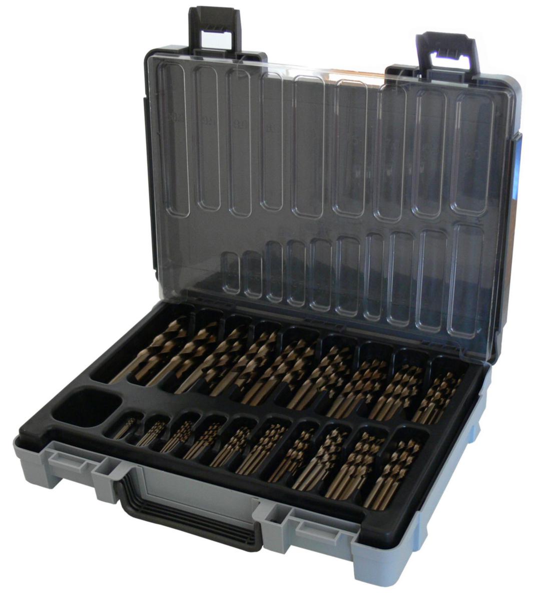 Kierukkaporanteräsarja IDG HSS-CO DIN 338 1-10mm 170osaa - KIERUKKAPORASARJA 170 OSAA IDG 1-10MM HSS-CO DIN 338