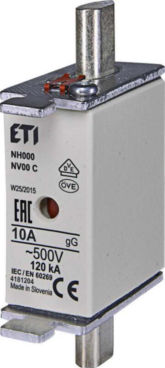 Kahvasulake ETI GG 000 - KAHVASULAKE ETI NV 000 GG 10A 500V